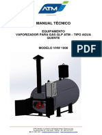 Manual técnico vaporizador GLP água quente