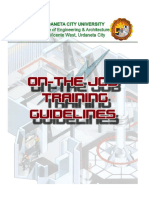 College Engineering OJT Manual