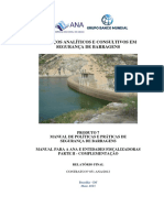 Produto 07 Manual de Politicas e Praticas de Seguranca de Barragens Manual para A Ana e Entidades Fiscalizadoras Complementacao
