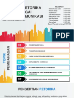 Kelompok 1 Pengantar Retorika Kelas A - Hakikat Retorika Sebagai Proses Komunikasi