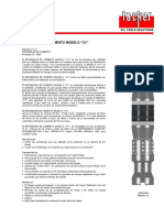 Retenedor de Cemento Modelo CV - Technical Specifications