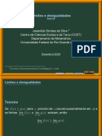 Calculo I Aula 04 Limites e Desigualdades