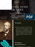 Biografía Hugo de Vries