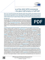 Utcome of The 2022 WTO