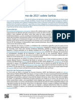 Informe de 2021 Sobre Serbia