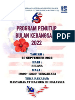 Buku Program Penutup Majlis Kemerdekaan