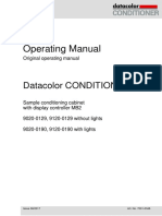 Operating Manual: Datacolor CONDITIONER™