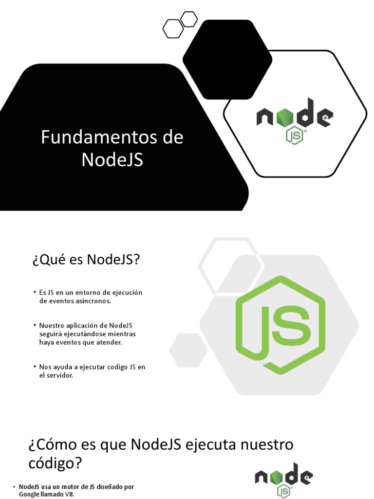 Fundamentos de NodeJS y su uso | PDF | Protocolo de Transferencia de ...