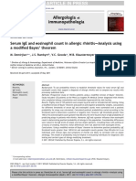 Serum IgE and Eosinophil Count in Allergic Rhinitis