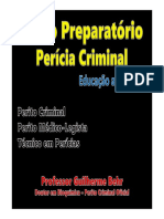 Cursos e histórico da criminalística