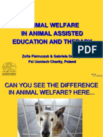 Animal Welfare in Animal Assisted Education and Therapy: Zofia Pietruczuk & Gabriela Drwiega Psi Usmiech Charity, Poland
