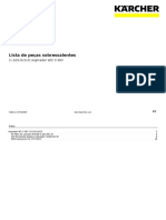 Lista de Peças Sobressalentes: (1.629-910.0) Aspirador WD 3 36V