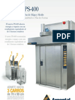 Forno estático Argental PS-400 para pão e sanduíche