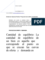 Evidencia 5 Proyeccion Oferta y Demanda