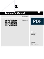 GS3369 RT Scissor Lifyt Operators Manual