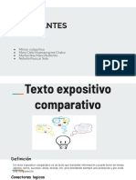 Texto Expositivo Comparativo