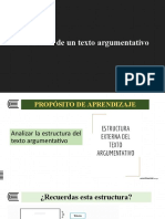 S.2 Estructura Del Texto Argumentativo