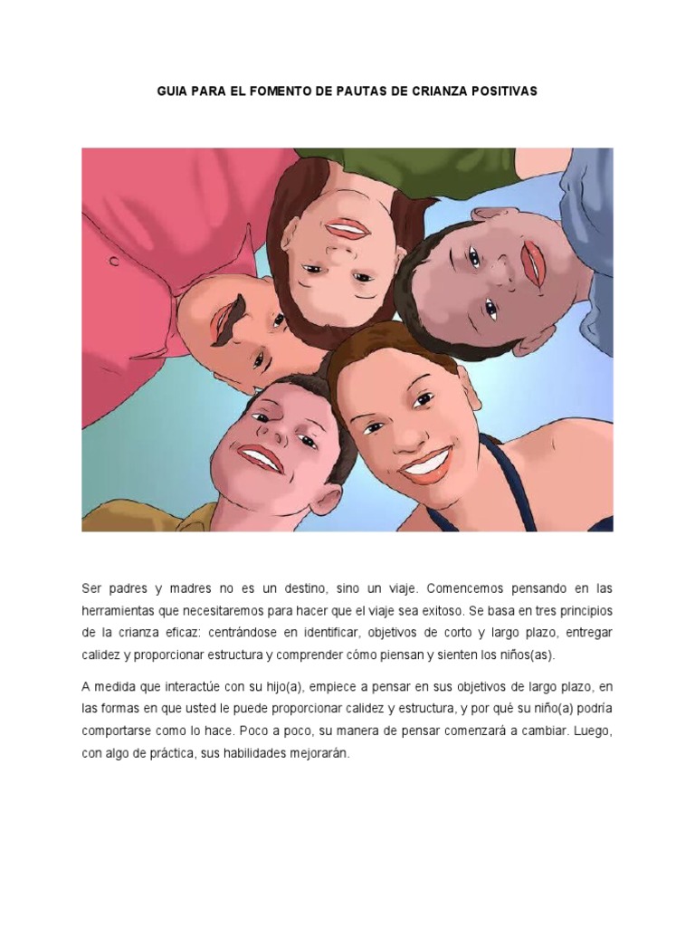 Guia Pautas De Crianza Positivas Descargar Gratis Pdf Paternidad