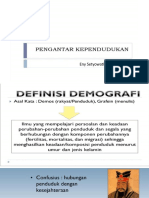 Pengantar Demografi Dan Transisi Kependudukan