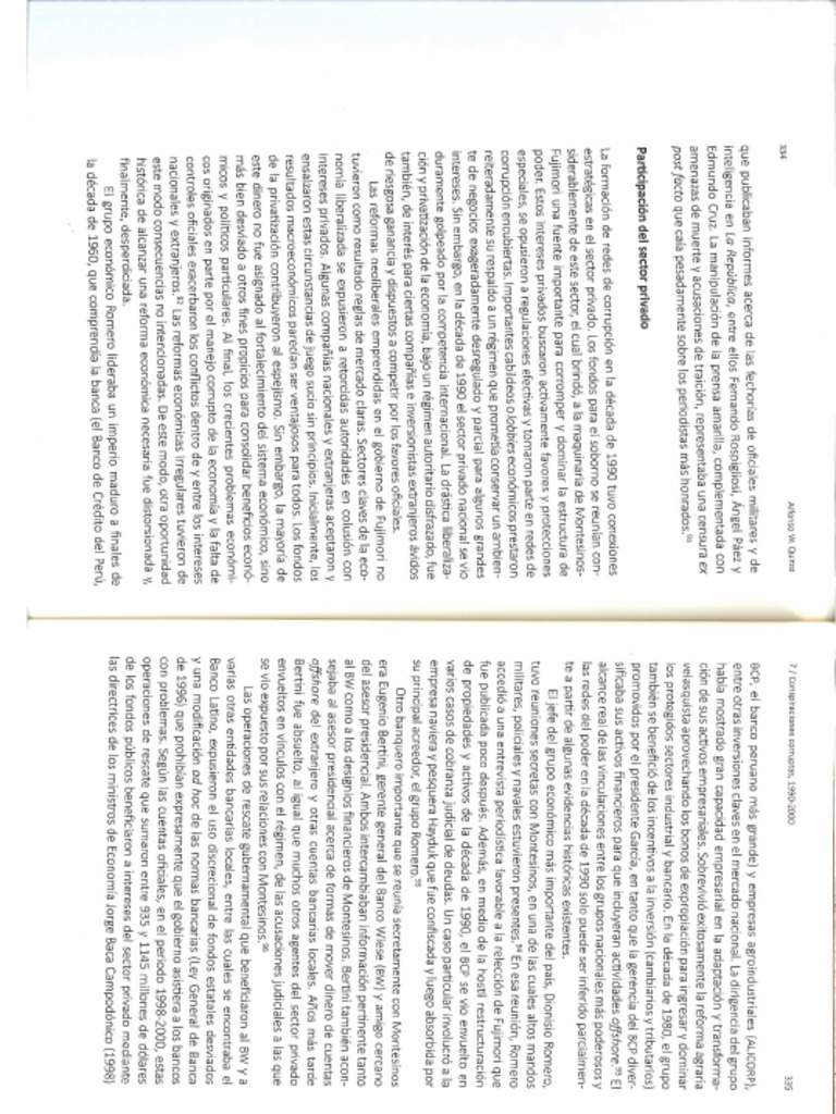 Historia De La Corrupcion En El Peru Pdf