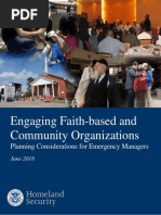 Engaging Faith Based and Community Organizations