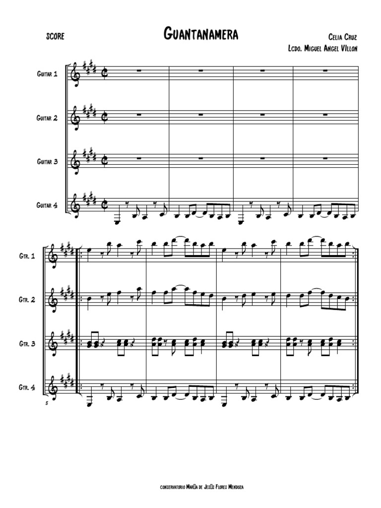 Guantanamera PDF
