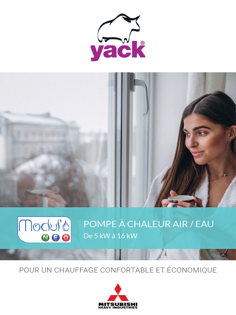 Pompe à chaleur Yack Modul'O Néo | PDF | Pompe à chaleur | Génie chimique