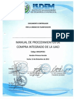 Manual de Procedimientos de La UACI