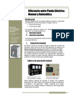 Diferencia Entre Planta Electrica-Manual y Automatica