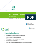 HL7 V2 Standards Overview