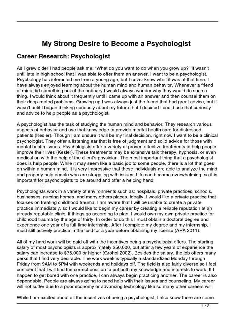 My Path to a Childhood Trauma Psychologist From Early