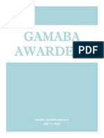 Ganibo - Gamaba Awardees