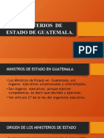 Ministerios y Secretarías del Estado en Guatemala