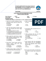 SDN 03 SUNGAI BEREMAS SOAL UJIAN TENGAH SEMESTER GANJIL TAHUN 2022/2023