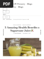 13 Top Health Benefits of Sugarcane Juice