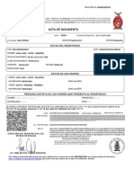 Acta de Nacimiento