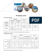 Morfología Verbal