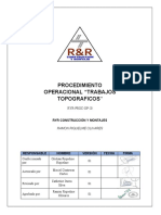 Ryr-Proc-Op - Trabajos Topográficos