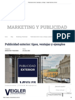 Publicidad Exterior - Tipologías y Ventajas - Veigler Business School