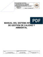 Icfe-M-01 Manual de Sistema Integrado de Gestión Calidad y Ambiental