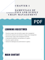 Chapter 01 - Fundamentals of Logistics and Supply Chain Management