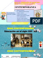 Educacion en La Edad Contempoaranea - 4a - Epcv - 2022