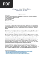 9.19.2022 - Letter To Jessica Stern State Department Gender Transition FINAL