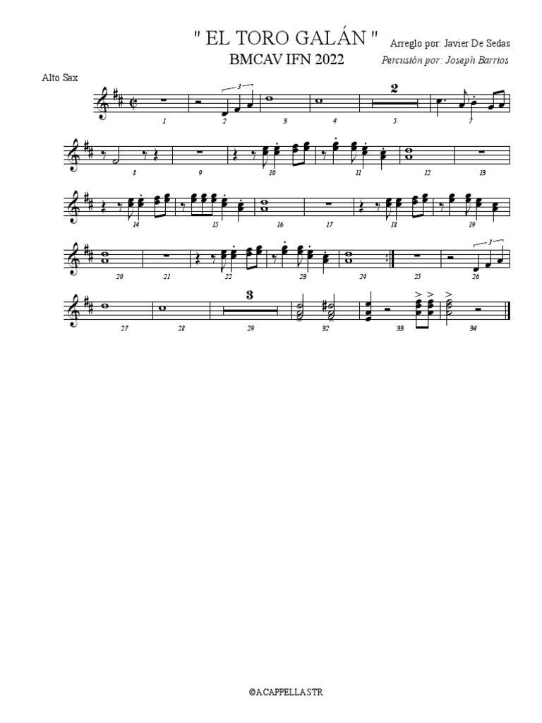 Sax. Alto | PDF