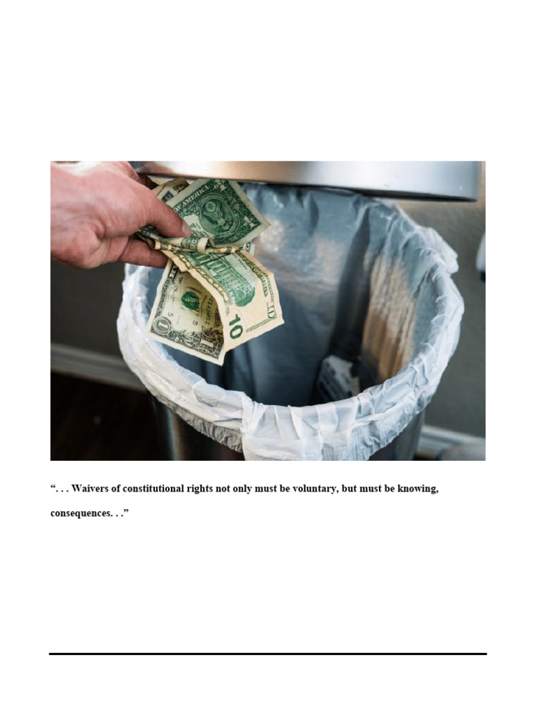 How You Lose Constitutional or Natural Rights, Form 10.015 PDF