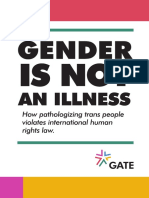Gender Is Not An Illness