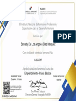 Certificado de Aprobacion