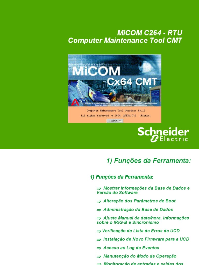 Ferramenta de Manutenção MiCOM C264 | PDF | Ethernet | Inicialização ...