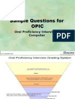 Tips for excelling on the OPIC oral proficiency exam