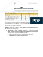 S2 - Tarea - Borrador Del Tema y Problema de Investigación RESUELTO